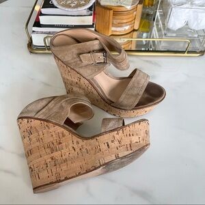 Gianvitto Rossi cork wedge